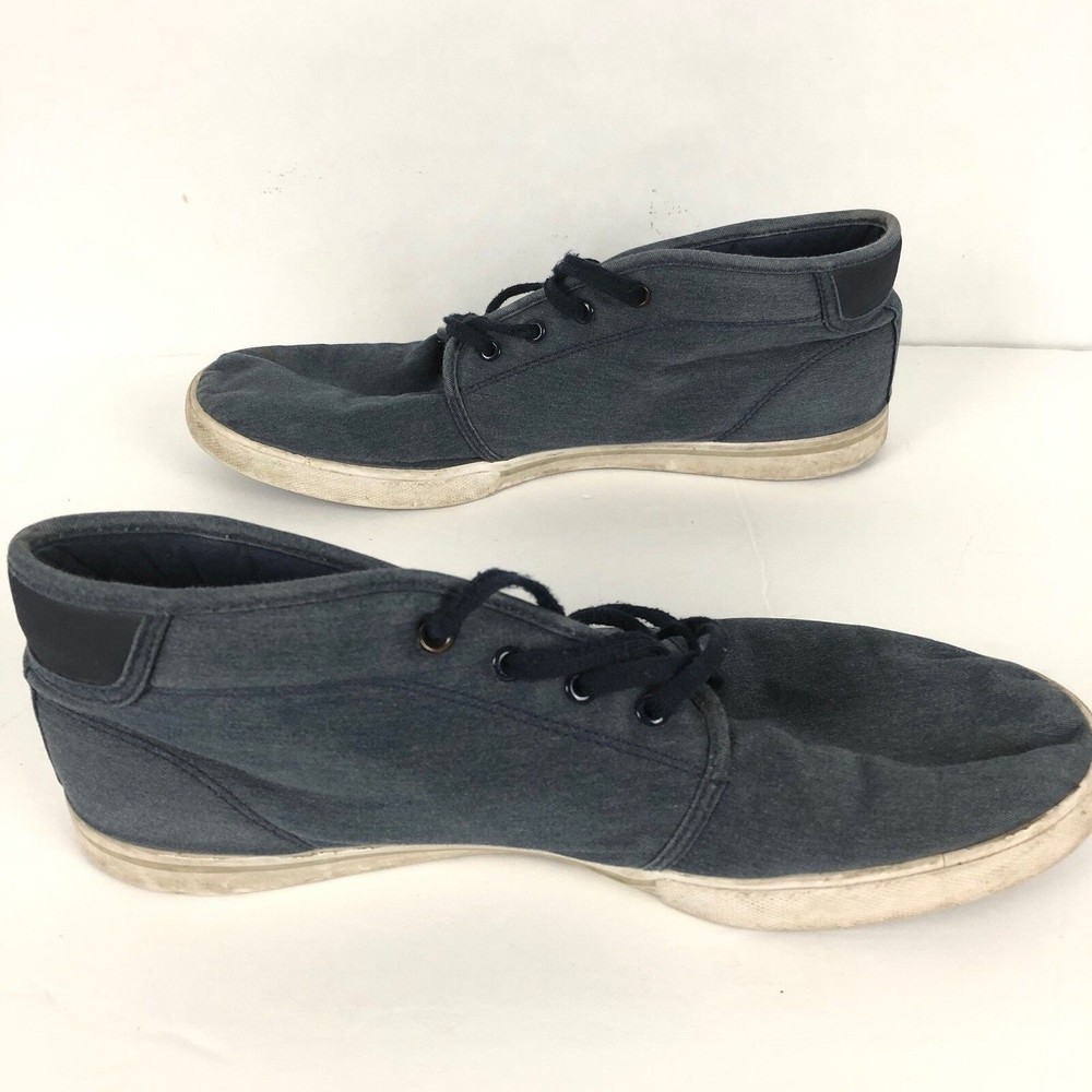 Lacoste‎ Mens Sneakers Ampthill Hightop Shoes Blue Size 10.5 - Picture 10 of 10